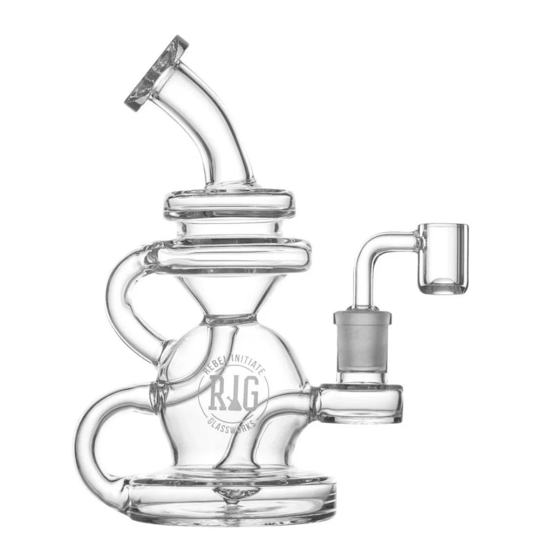 Rebel Initiate Glassworks Concentrate Recycler Rig | CycloneRebel Initiate Glassworksaccessoriesdabdabrig