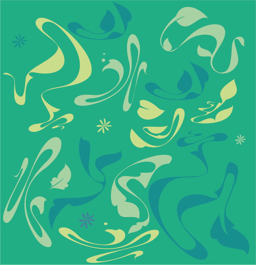 green toned abstract design