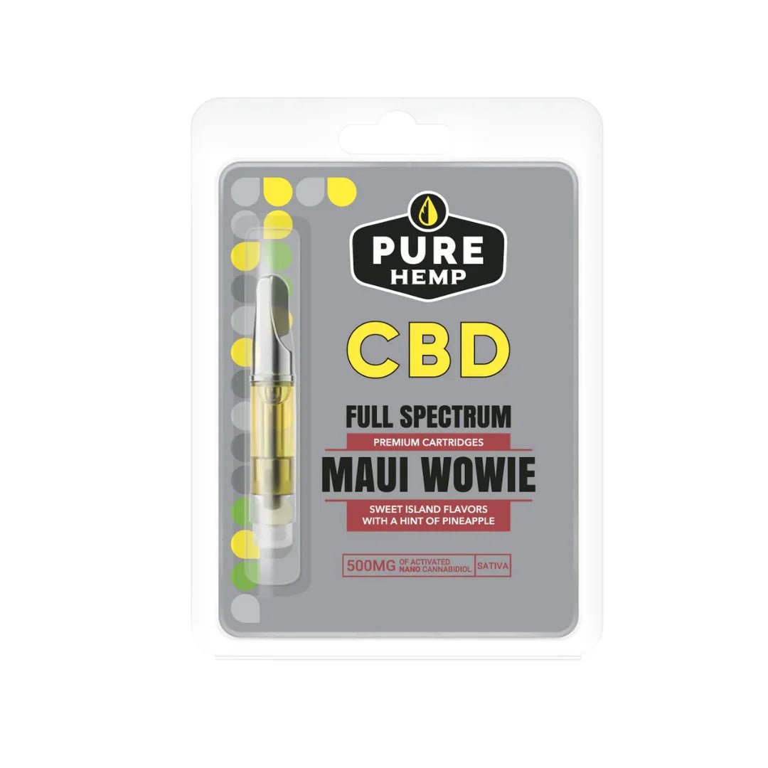Maui Wowie Full Spectrum CBD CartridgePure Hempanxietycbd cartridgecbd cartridges