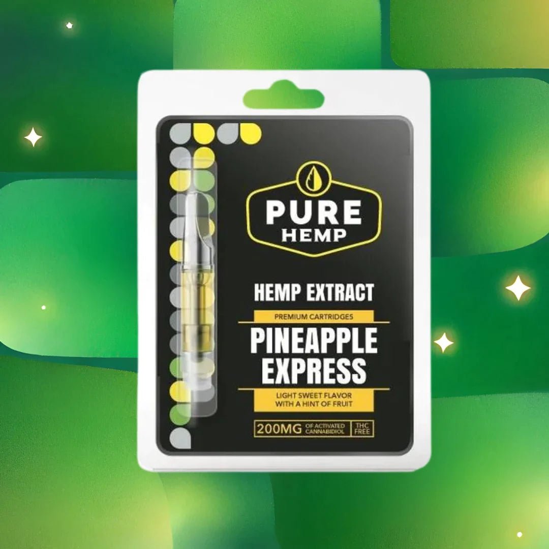 Pineapple Express CBD CartridgePure Hempanxietyarthritiscbd cartridge