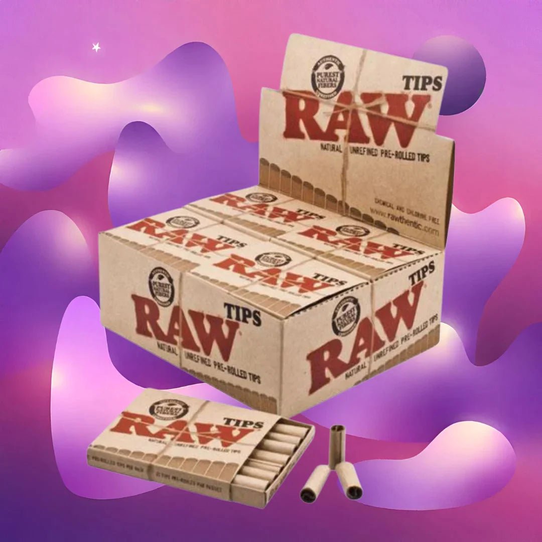 RAW Pre-Rolled Tips (21 Tips Per Pack) - 20 PackRawoptimizedpapepre-rolled tips